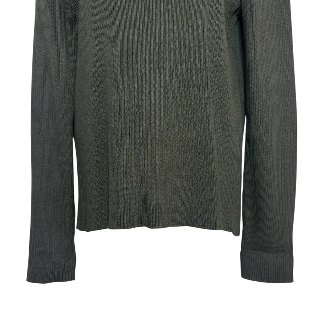 Ralph Lauren Ribbed Turtleneck Sweater Vintage 90s Y2K Olive Green Brown Size XL